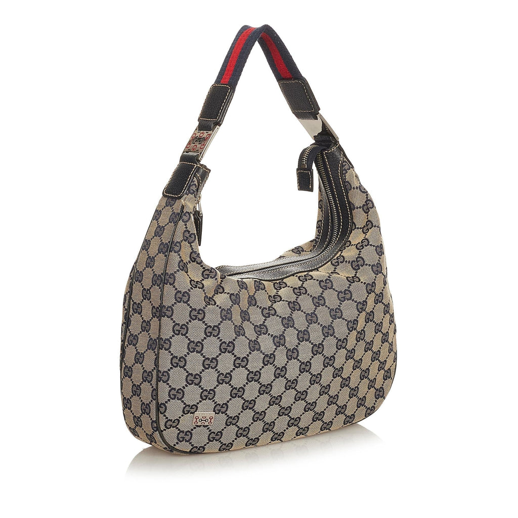 Gucci Gucci Canvas Web Shoulder Bag (SHG-25489)