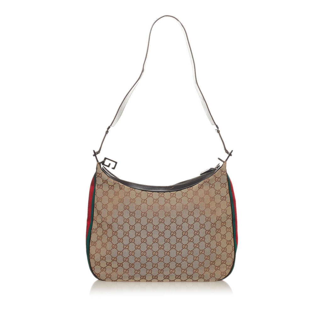 Gucci Gucci Canvas Web Shoulder Bag (SHG-27362)