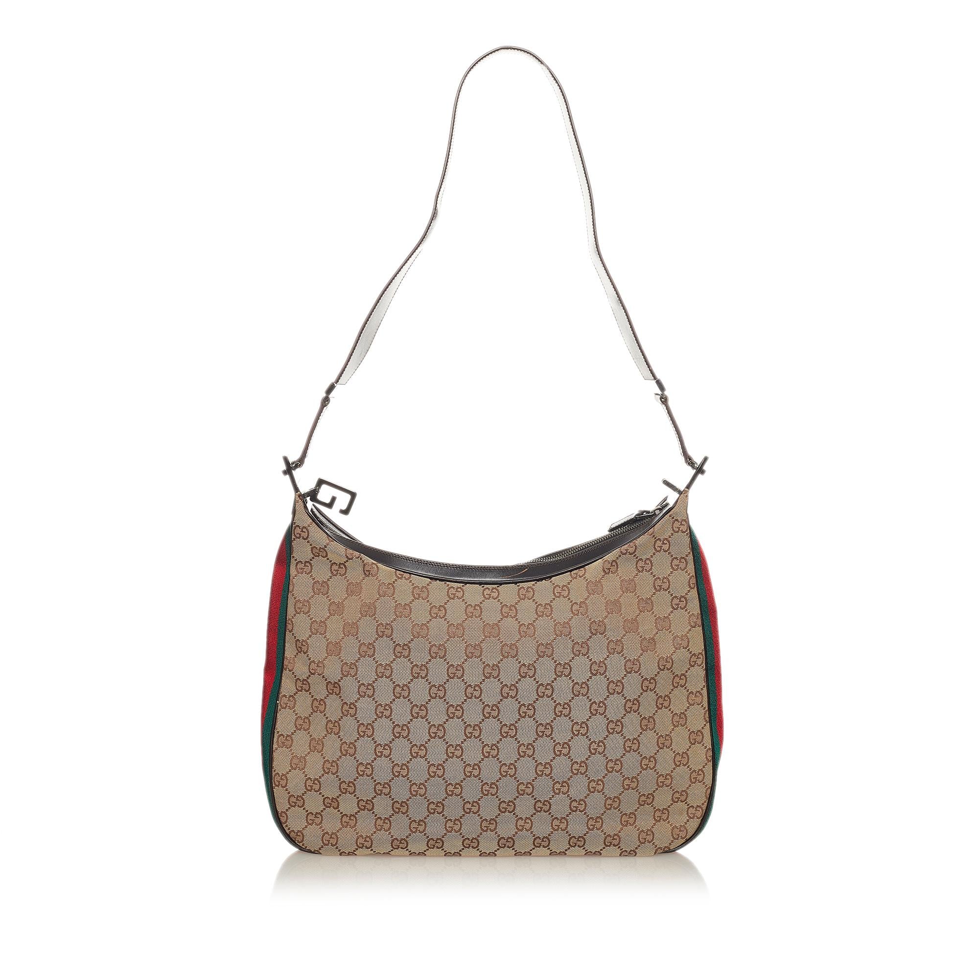Gucci Gucci Canvas Web Shoulder Bag (SHG-27362)
