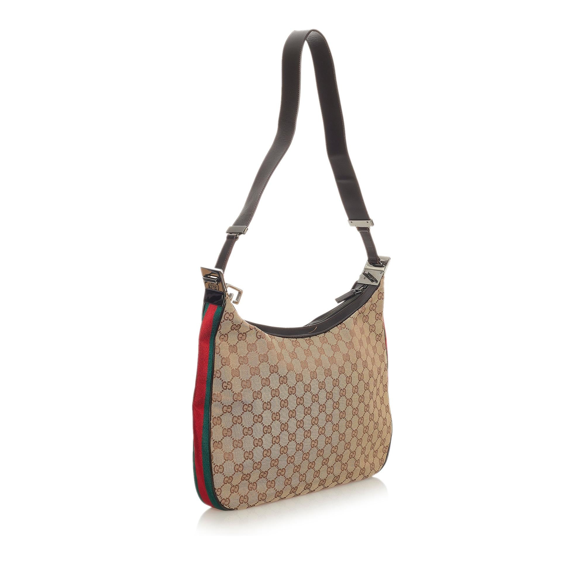 Gucci Gucci Canvas Web Shoulder Bag (SHG-27362)