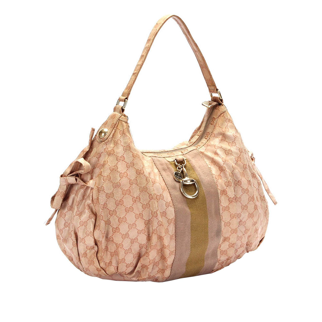 Gucci Gucci Canvas Web Shoulder Bag (SHG-28714)