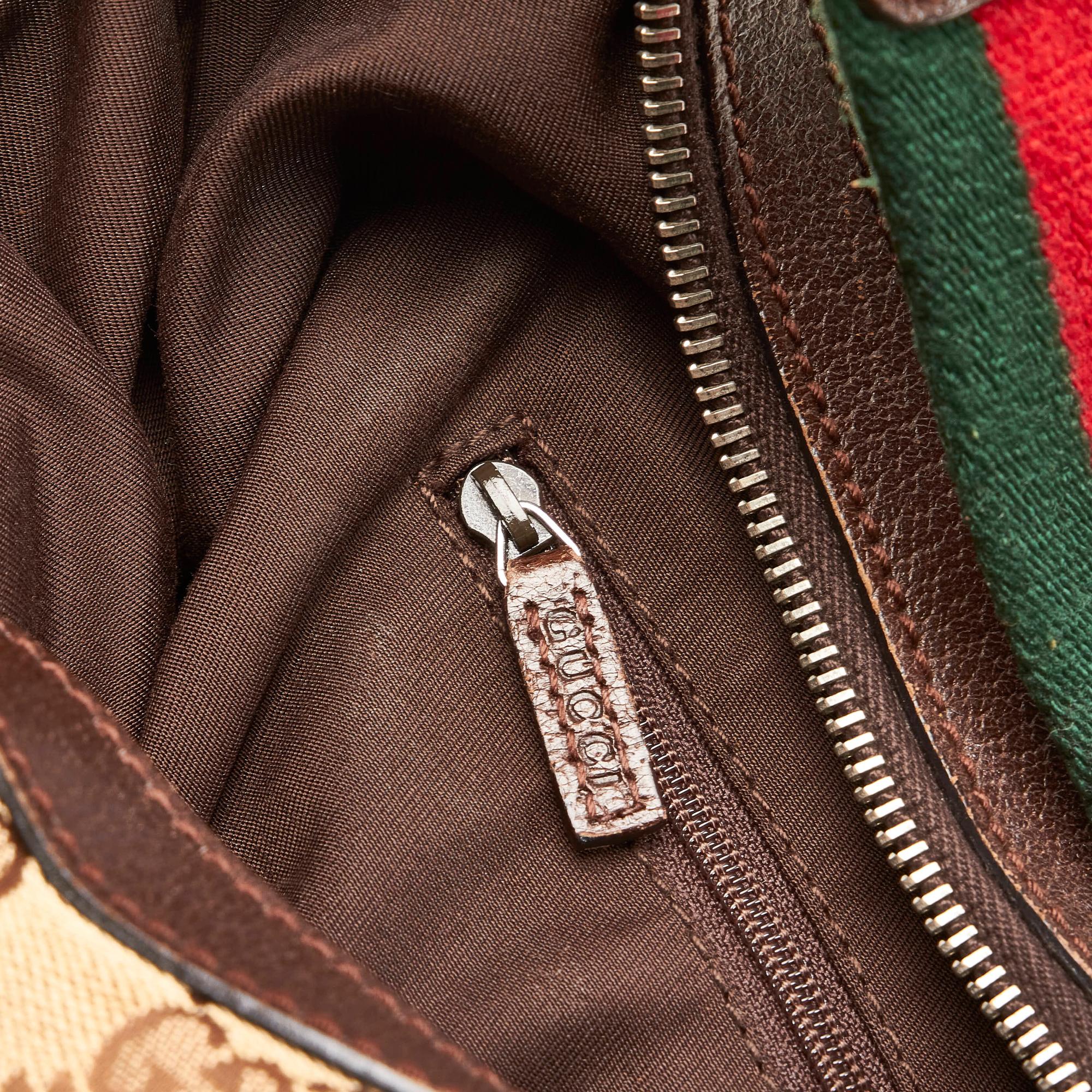 Gucci Gucci Canvas Web Shoulder Bag (SHG-33463)