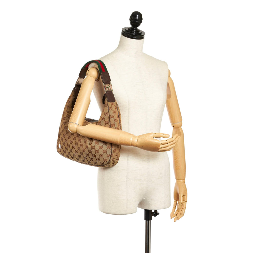 Gucci Gucci Canvas Web Shoulder Bag (SHG-33463)