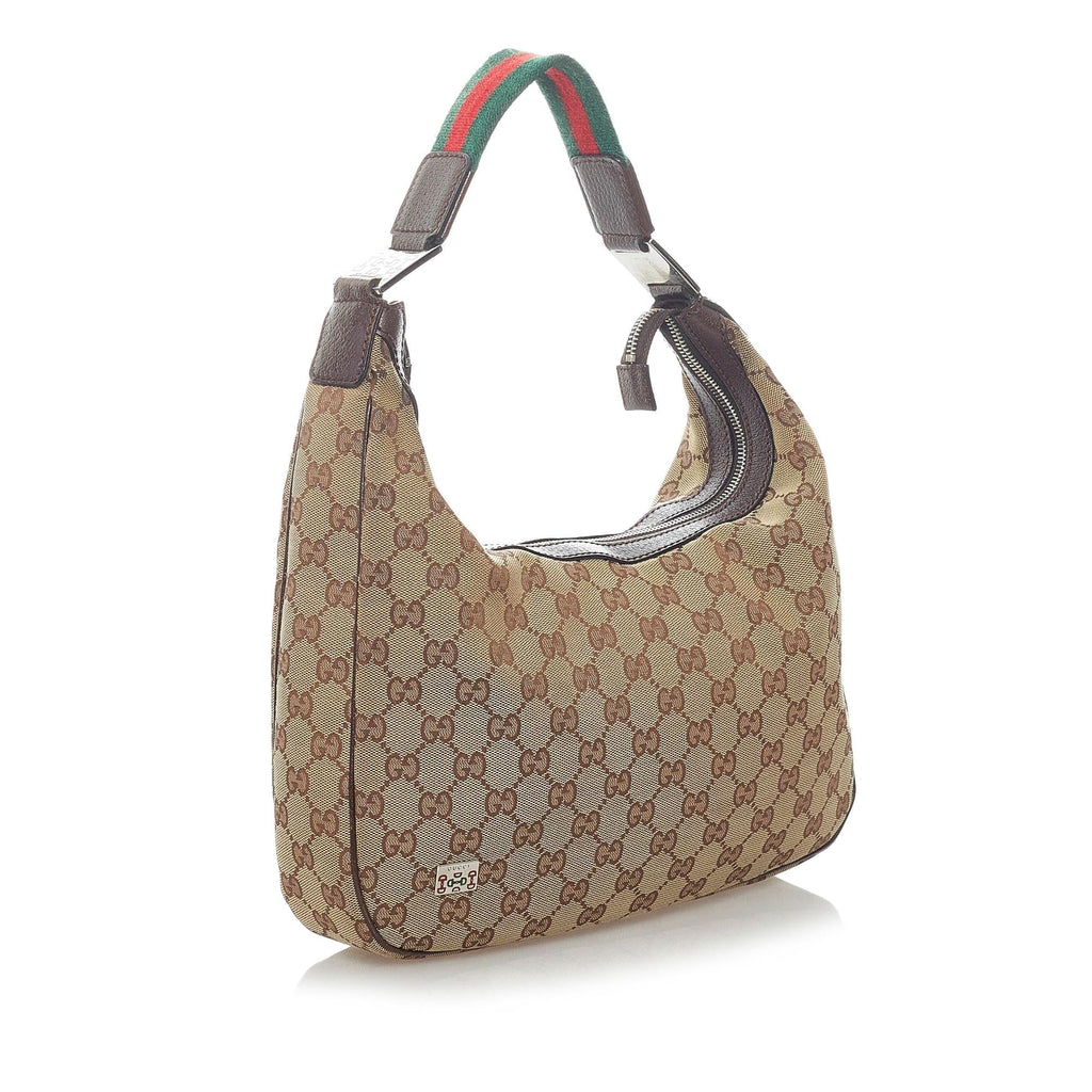 Gucci Gucci Canvas Web Shoulder Bag (SHG-33463)