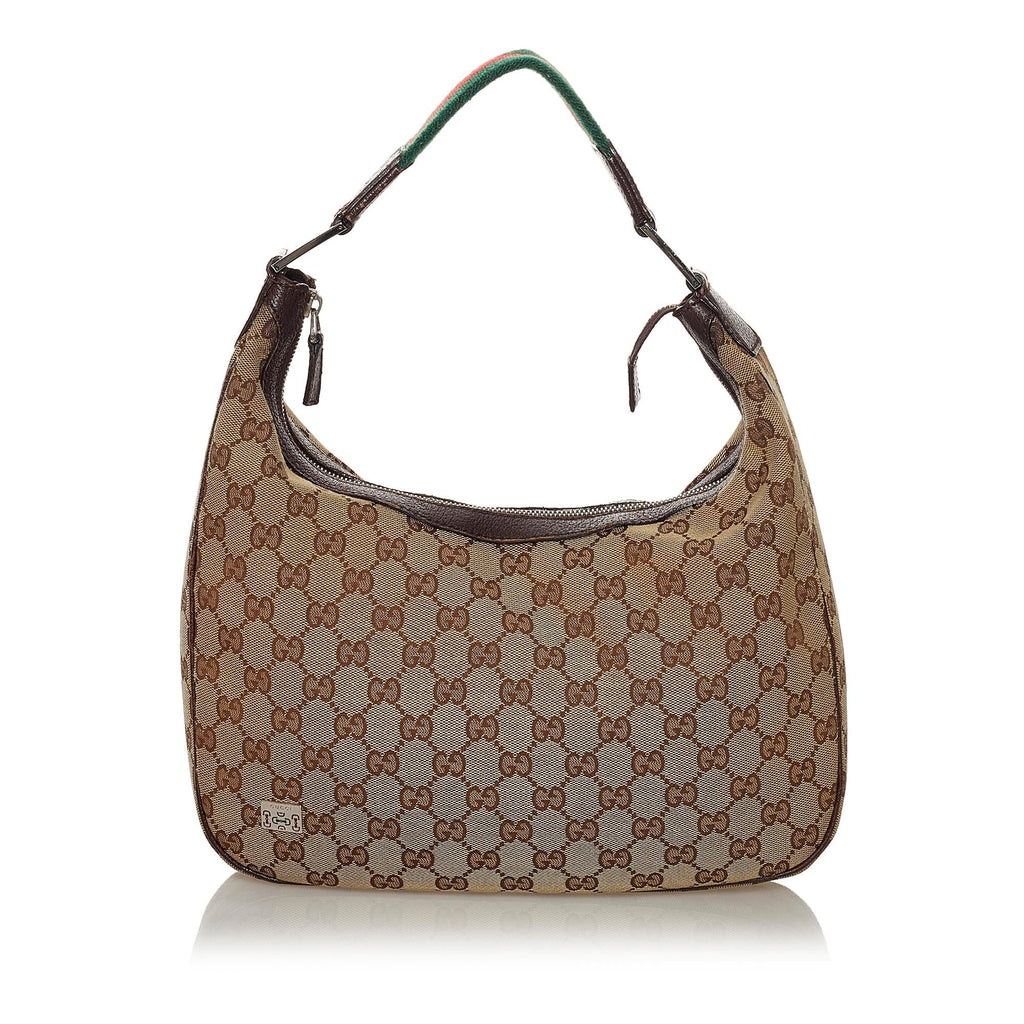 Gucci Gucci Canvas Web Shoulder Bag (SHG-33600)