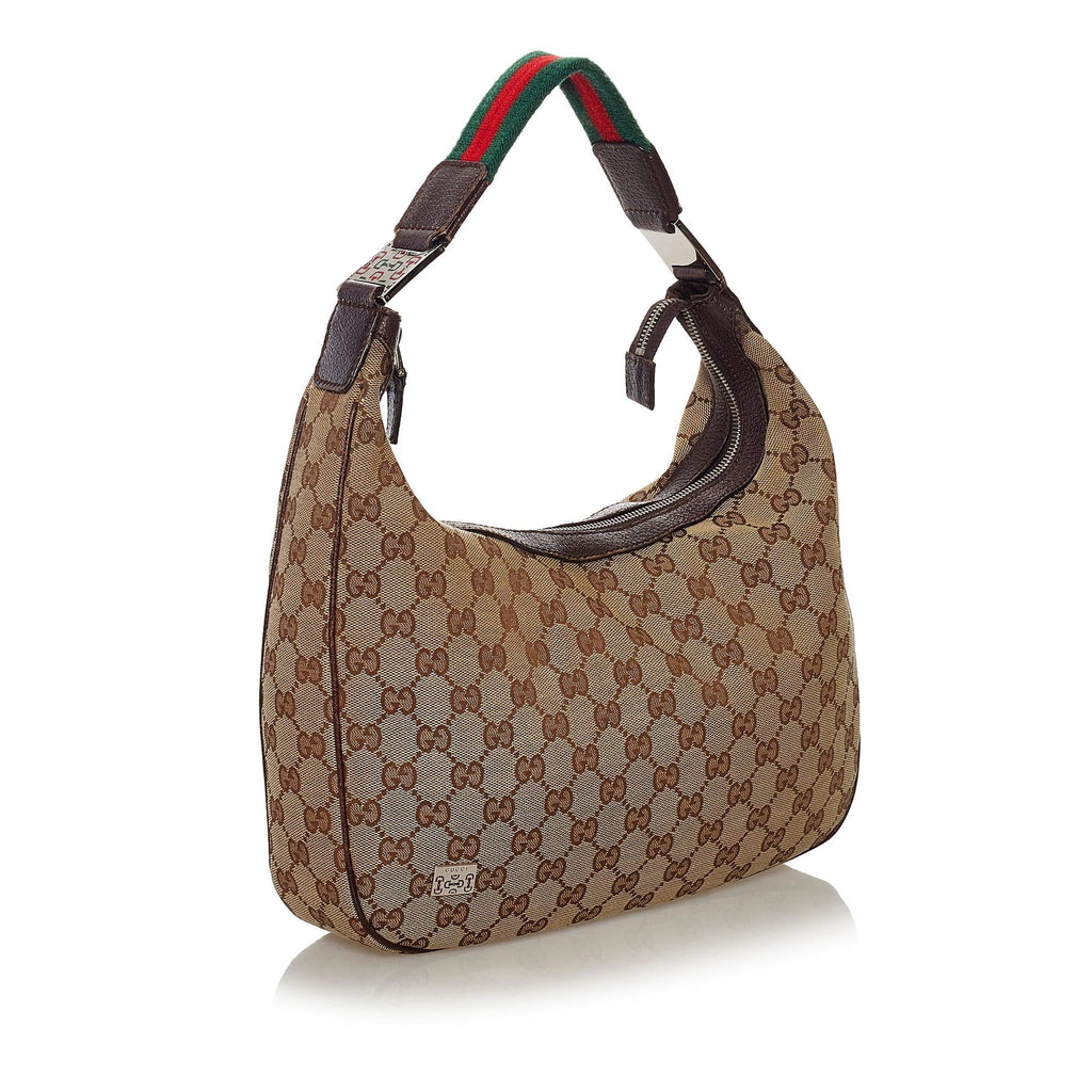 Gucci Gucci Canvas Web Shoulder Bag (SHG-33600)