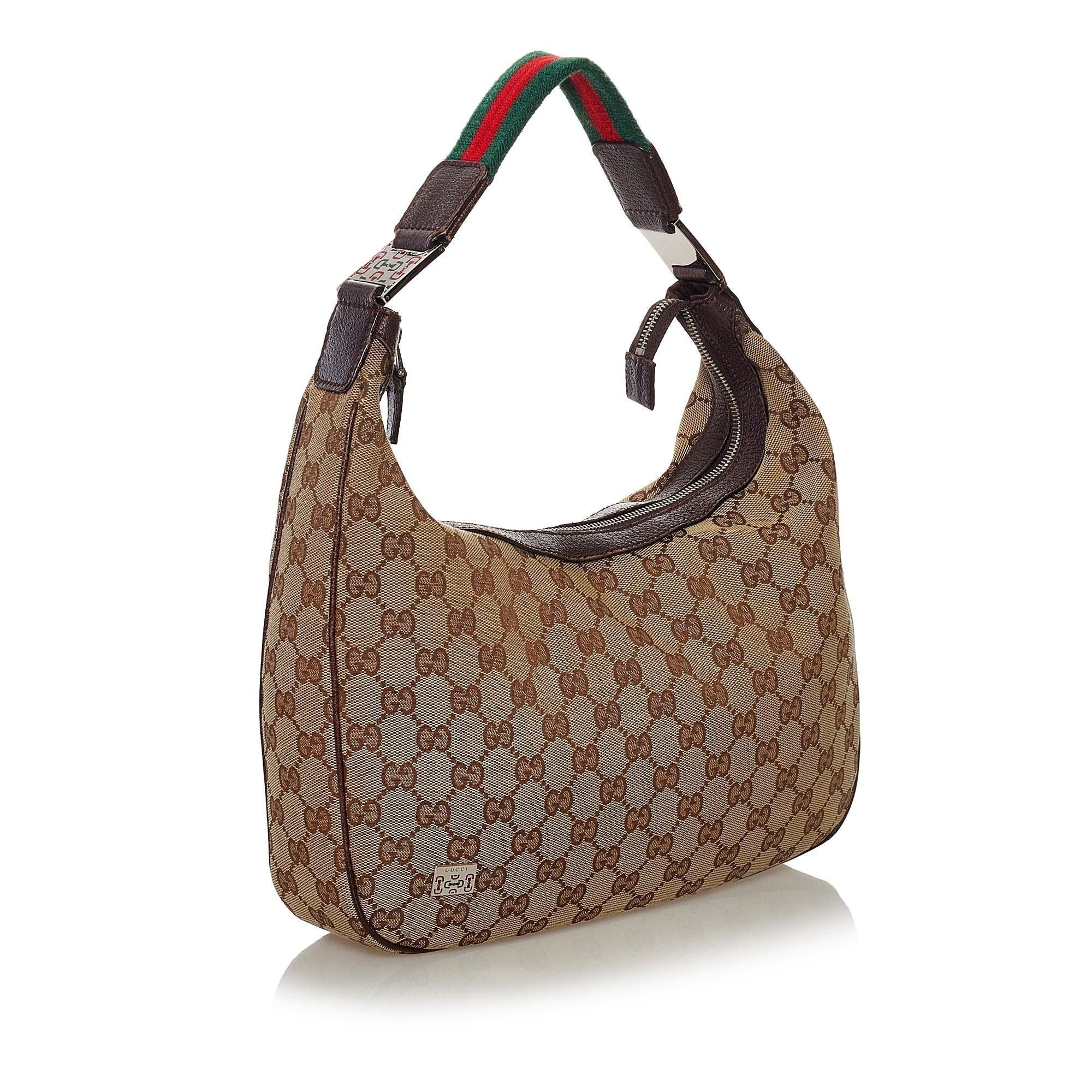 Gucci Gucci Canvas Web Shoulder Bag (SHG-33600)