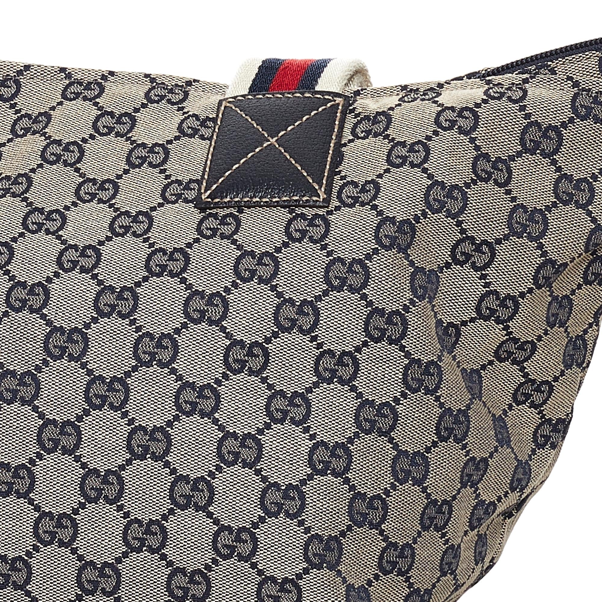 Gucci Gucci Canvas Web Shoulder Bag (SHG-33762)