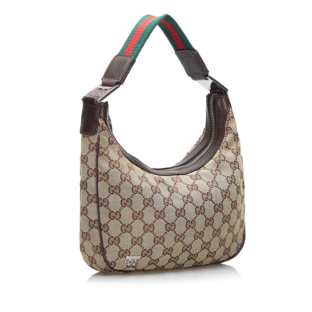Gucci GG Canvas Web Shoulder Bag (SHG-qR6eTf)