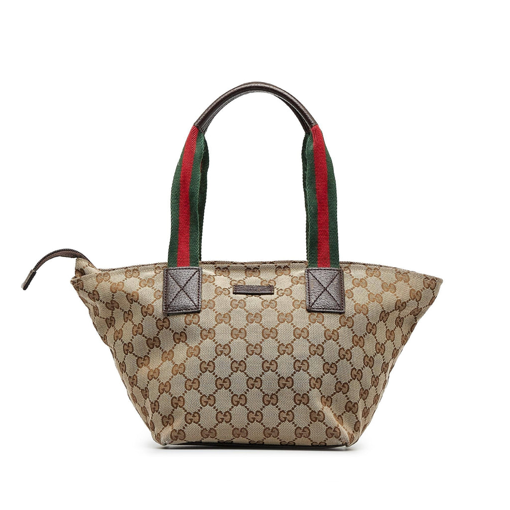 Gucci GG Canvas Web Shoulder Bag (SHG-kONkVx)
