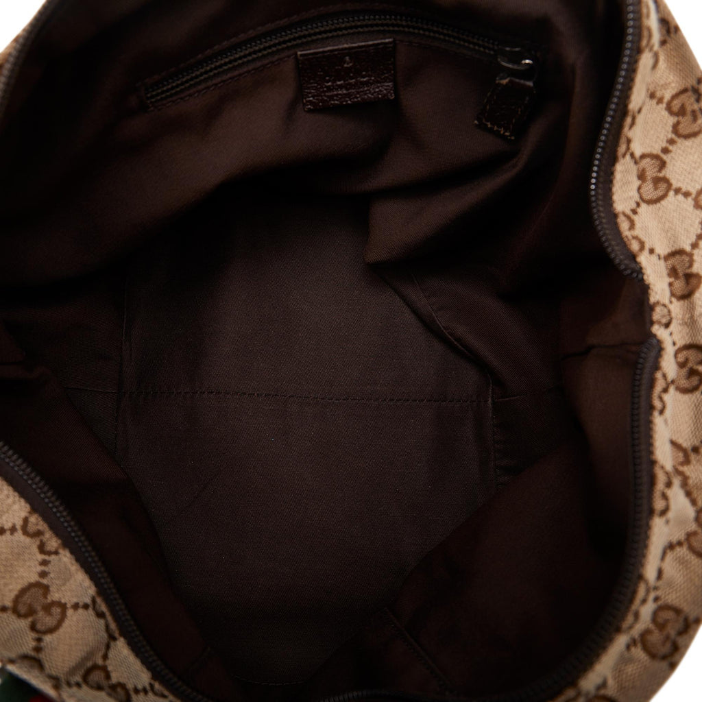 Gucci GG Canvas Web Shoulder Bag (SHG-kONkVx)