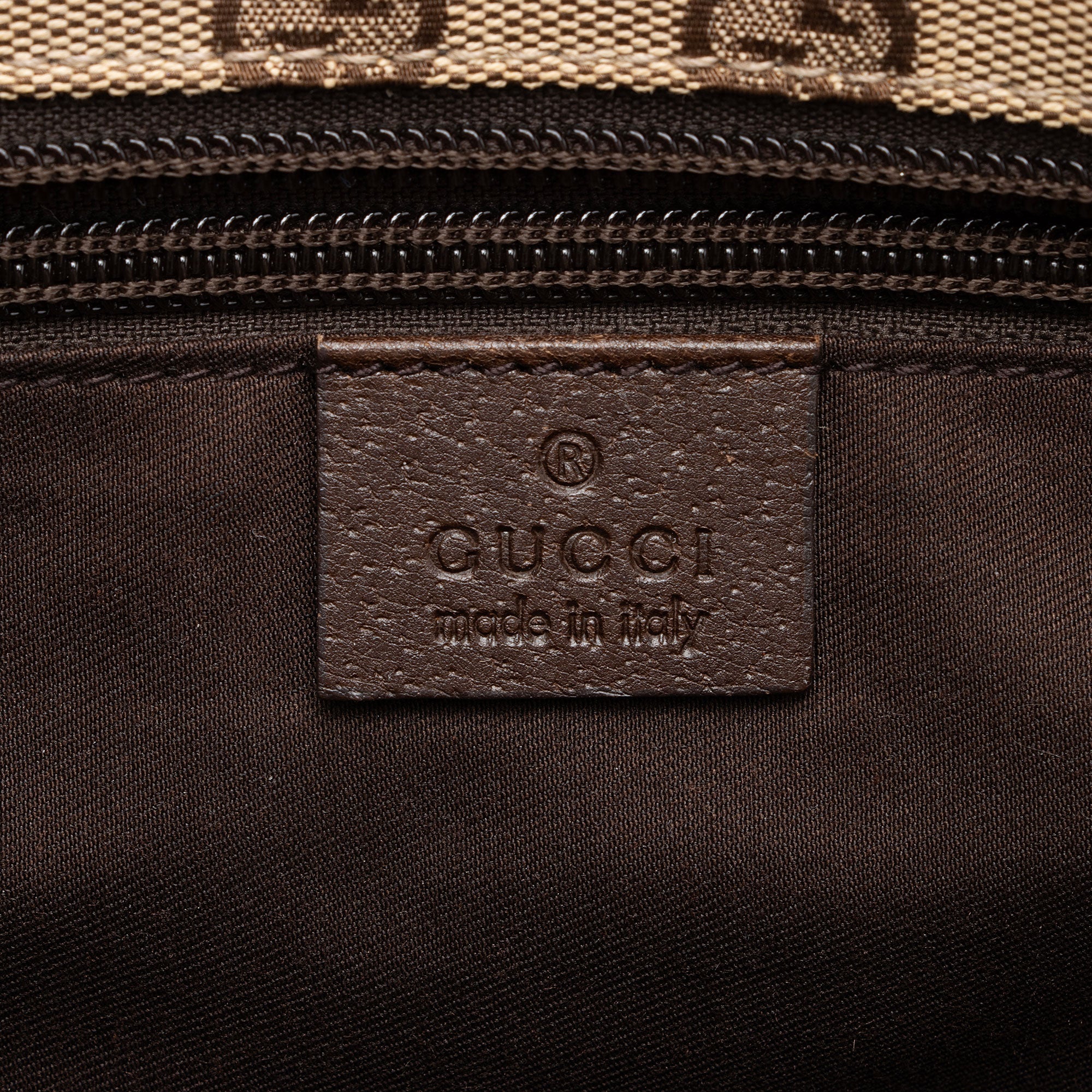 Gucci GG Canvas Web Small Tote (SHF-zJSZ0v)