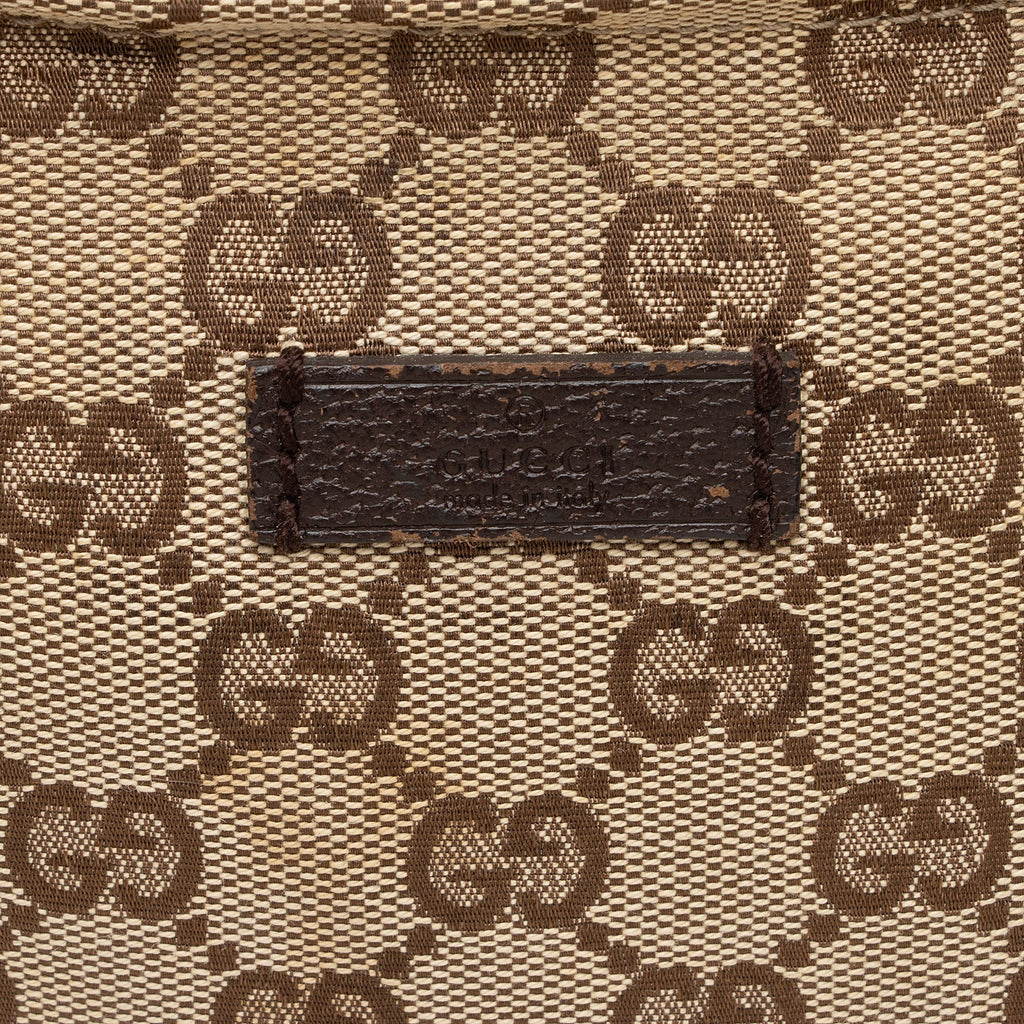 Gucci GG Canvas Web Small Tote (SHF-zJSZ0v)