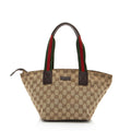 Gucci GG Canvas Web Small Tote