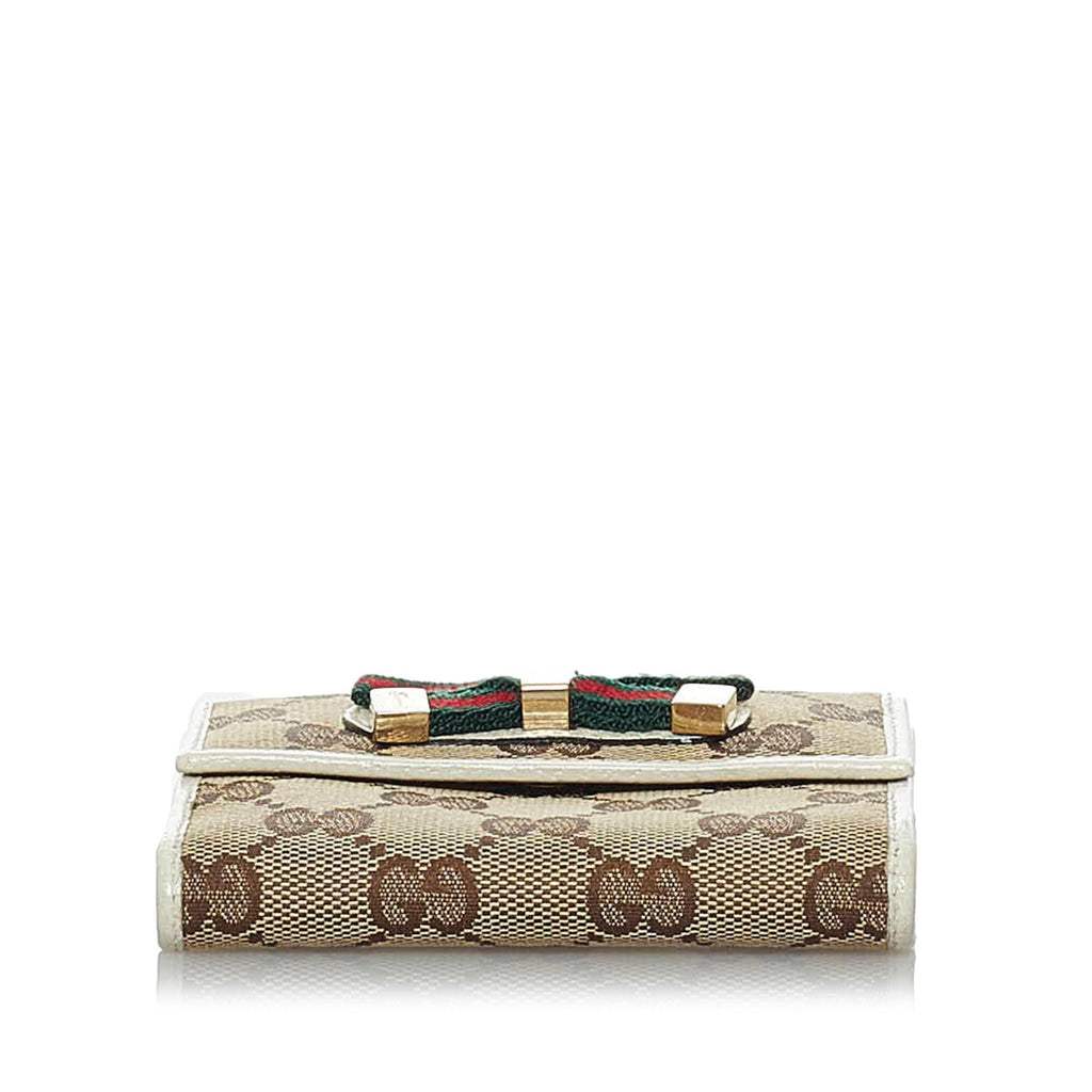 Gucci Gucci Canvas Web Small Wallet (SHG-33778)