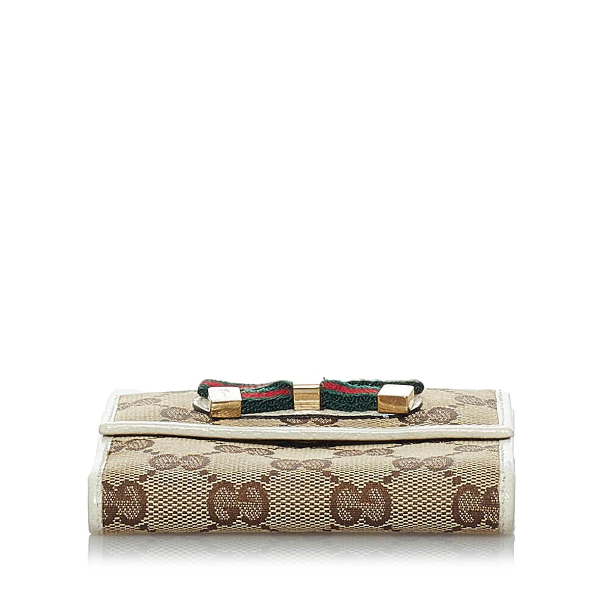 Gucci Gucci Canvas Web Small Wallet (SHG-33778)