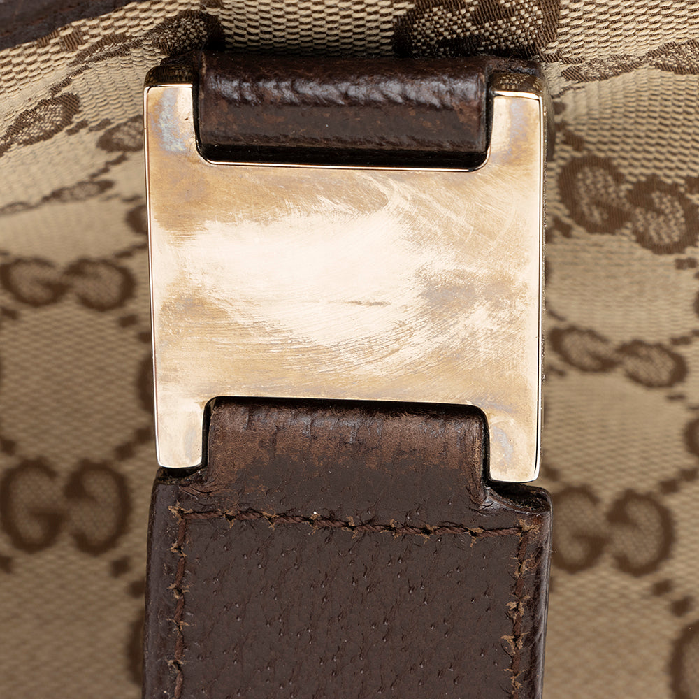 Gucci GG Canvas Web Tote (SHF-19041)