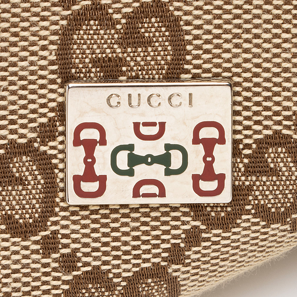 Gucci GG Canvas Web Tote (SHF-19041)