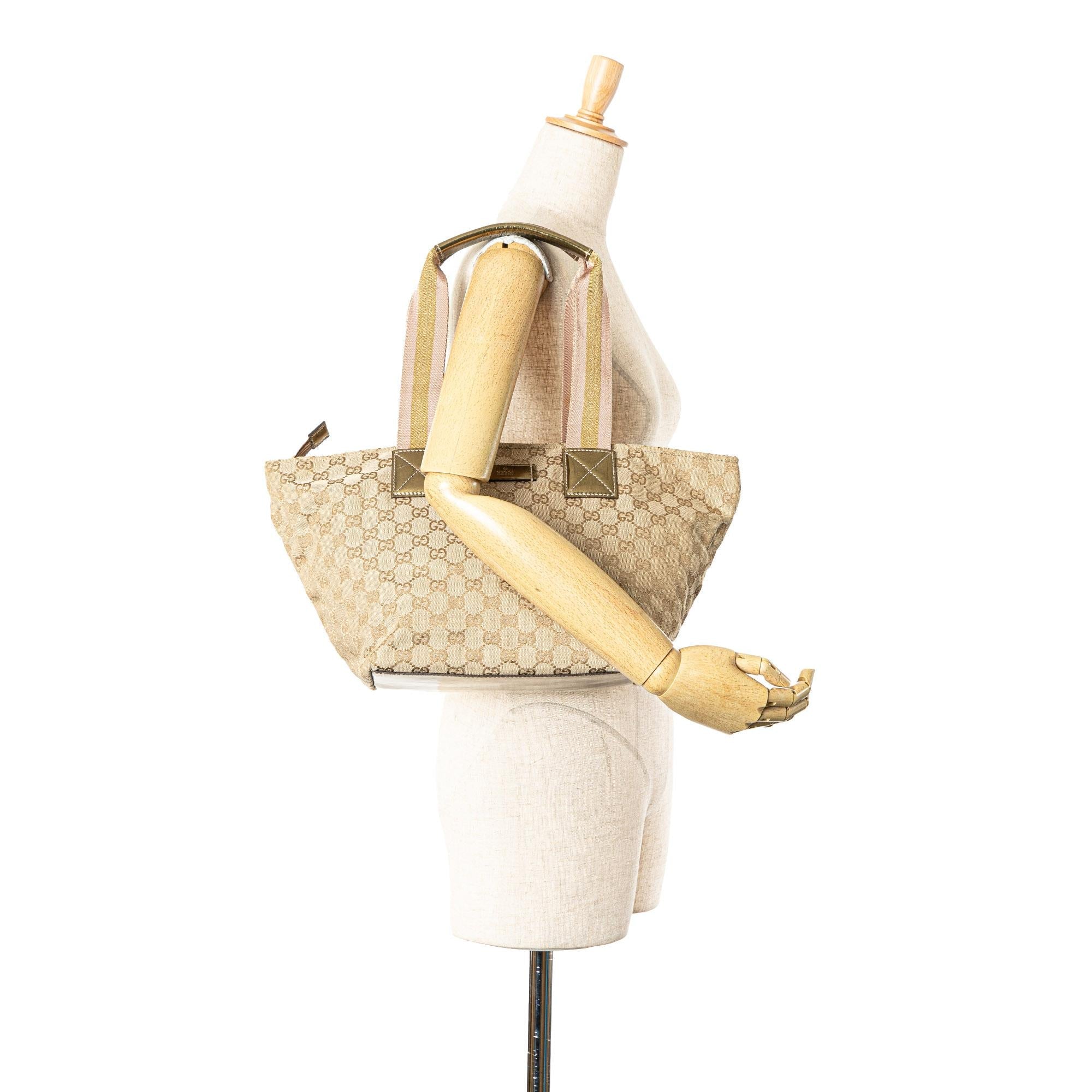 Gucci GG Canvas Web Tote
