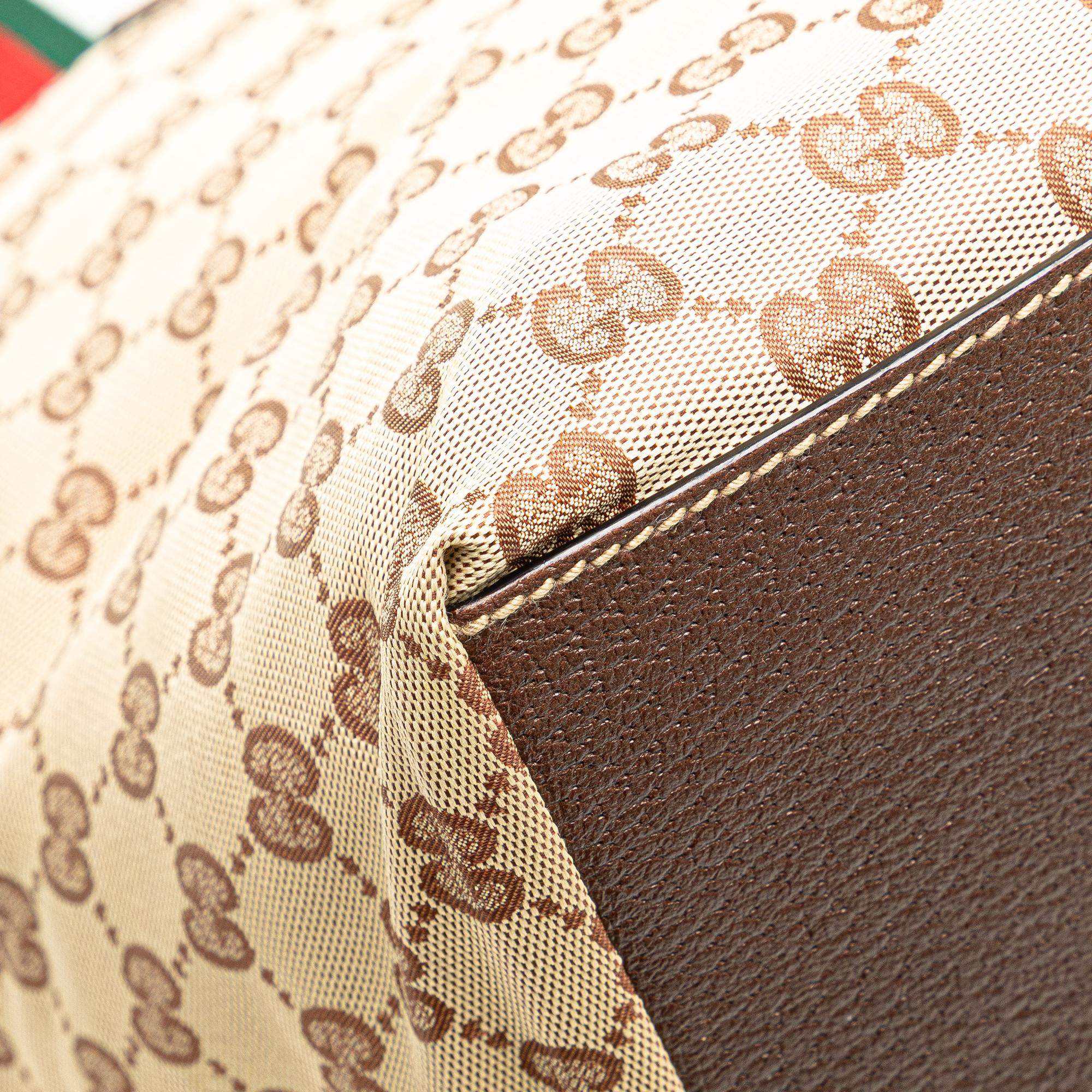 Gucci GG Canvas Web Tote