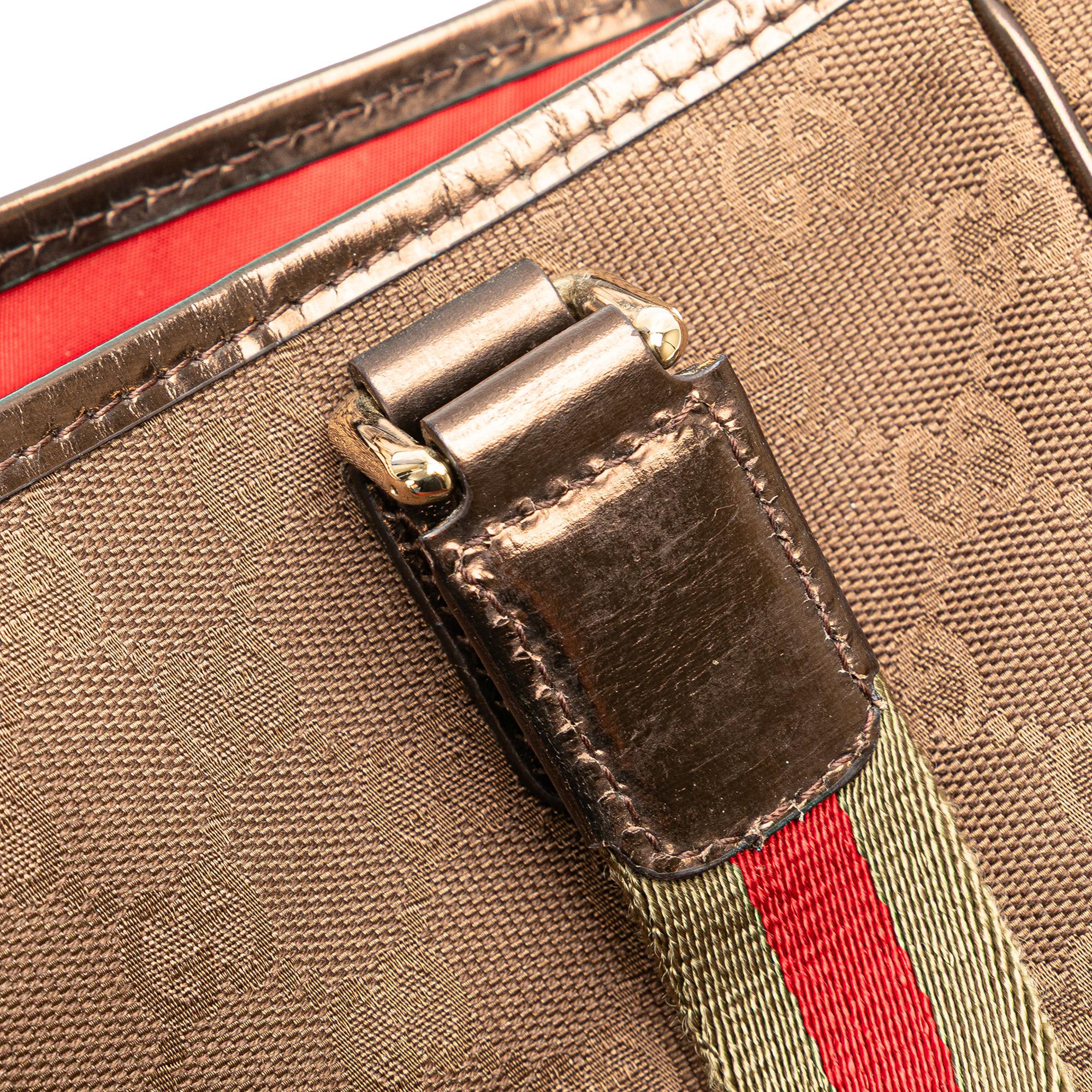 Gucci GG Canvas Web Tote