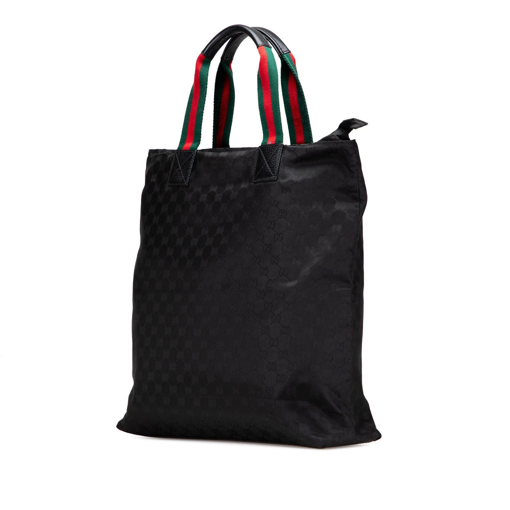 Gucci GG Canvas Web Tote