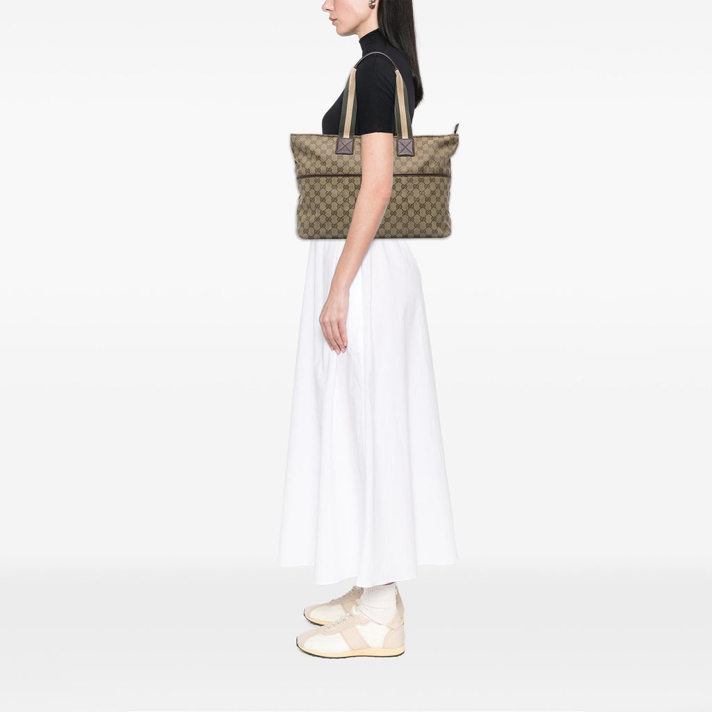 Gucci GG Canvas Web Tote