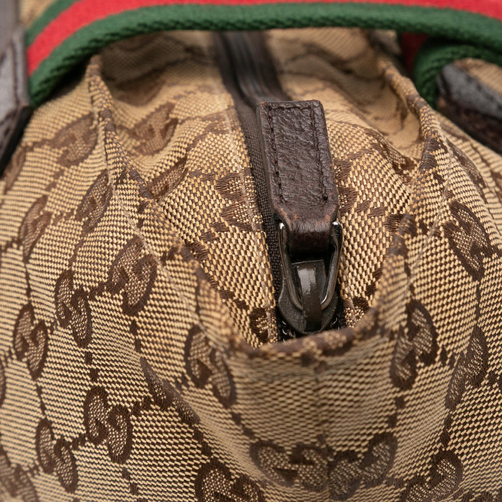 Gucci GG Canvas Web Tote