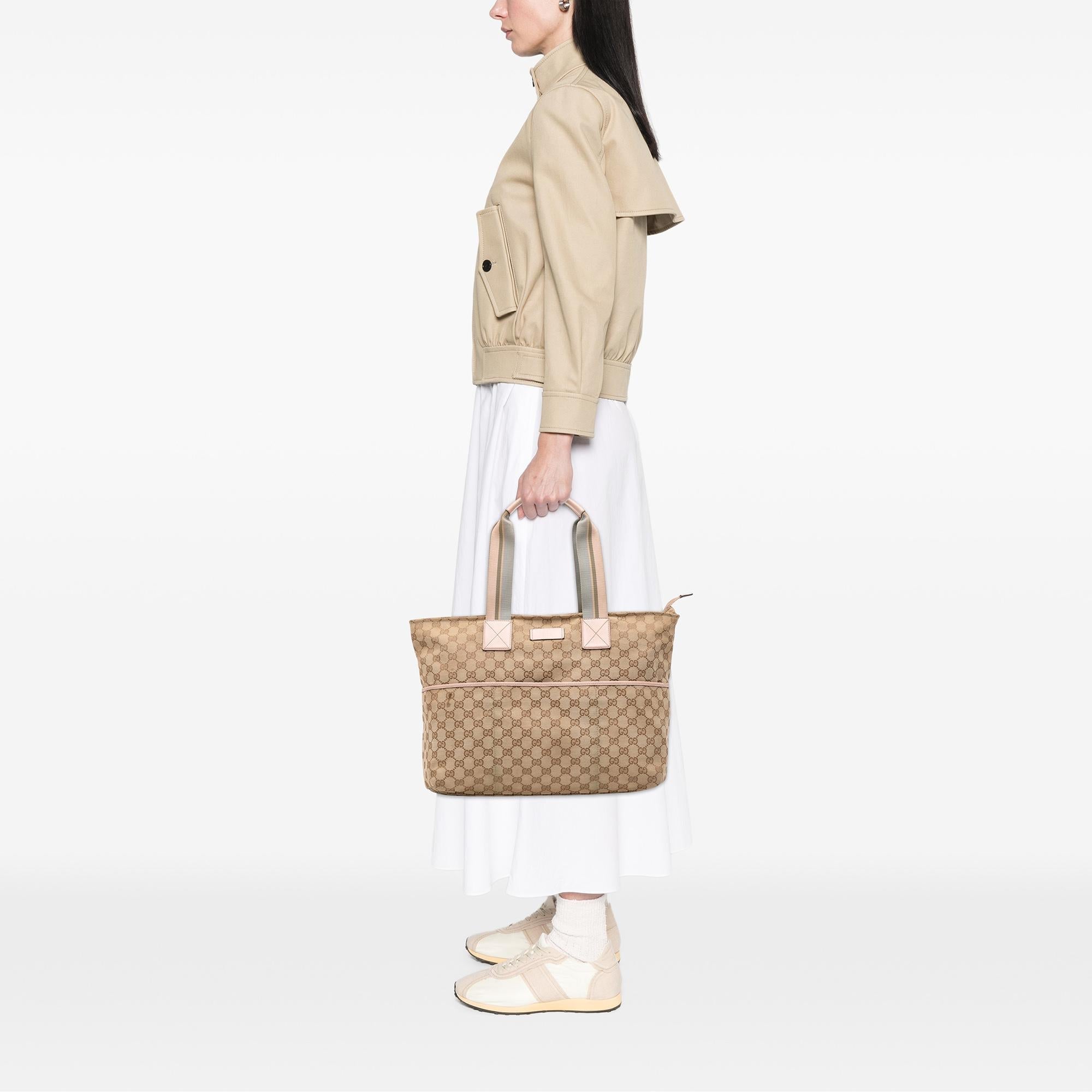 Gucci GG Canvas Web Tote