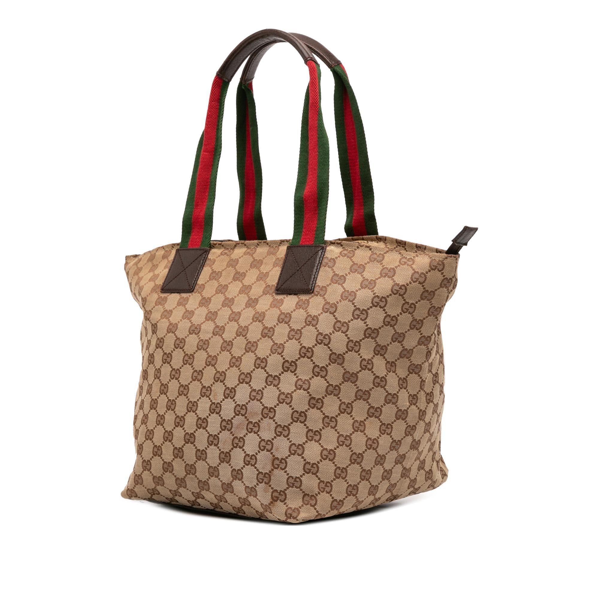 Gucci GG Canvas Web Tote