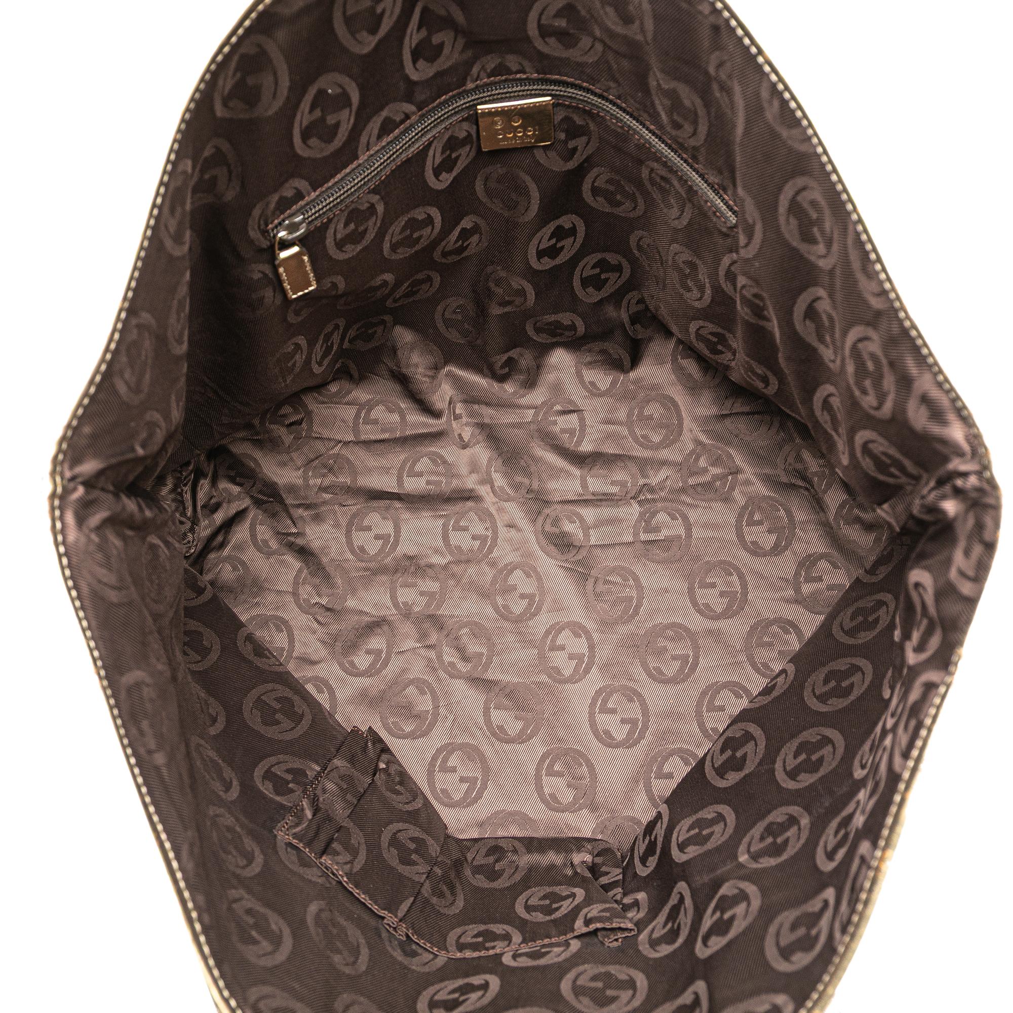 Gucci GG Canvas Web Tote