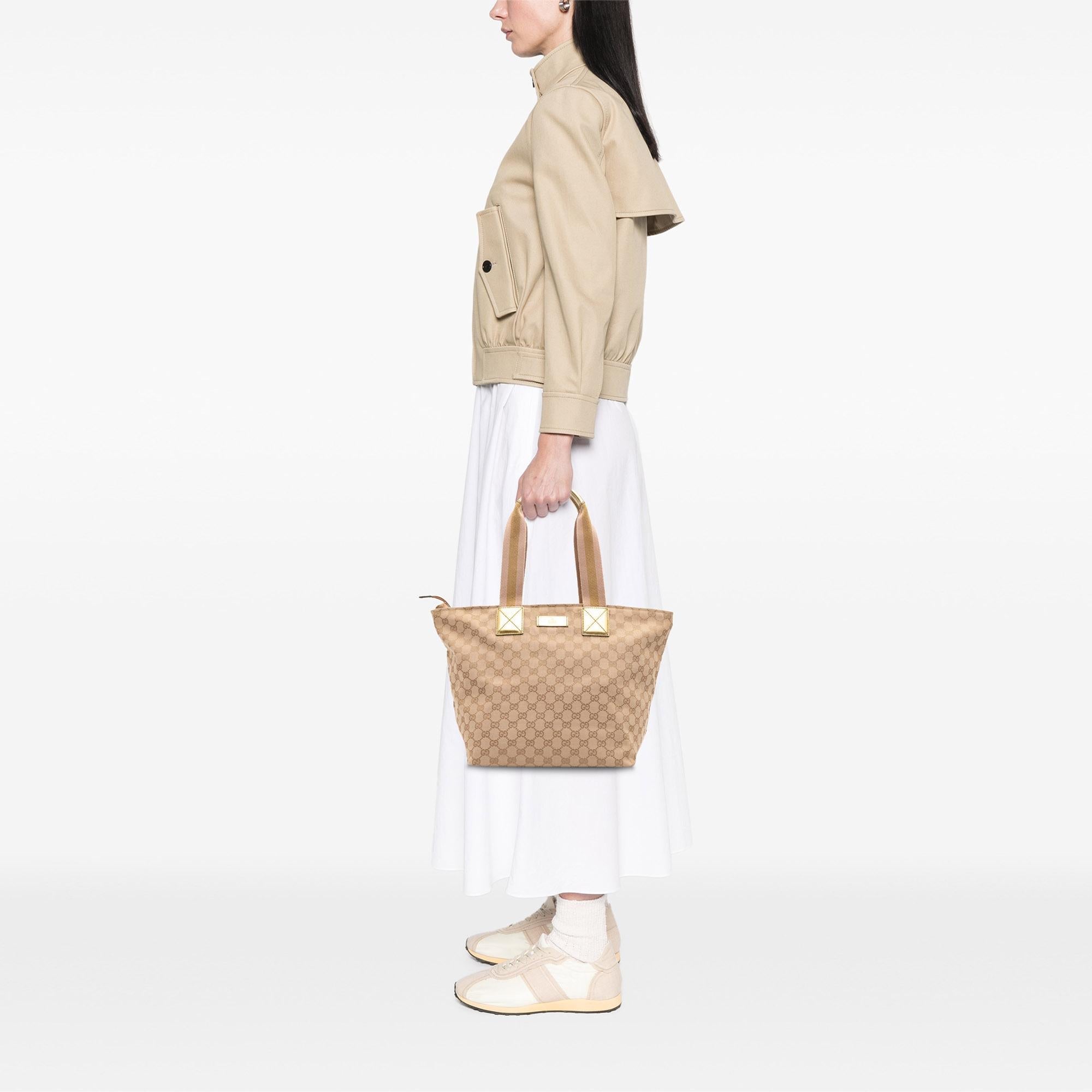 Gucci GG Canvas Web Tote