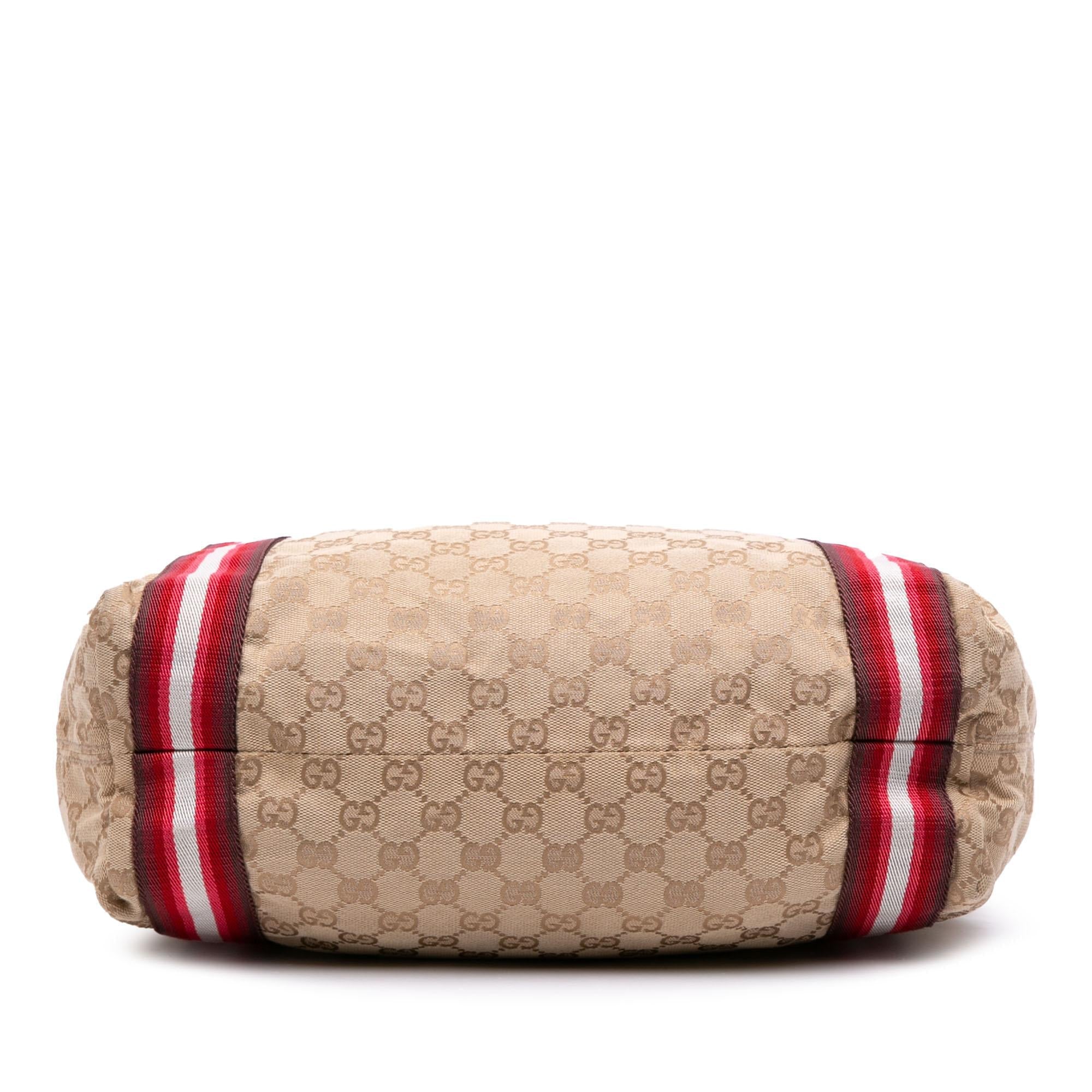Gucci GG Canvas Web Tote