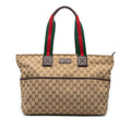 Gucci GG Canvas Web Tote
