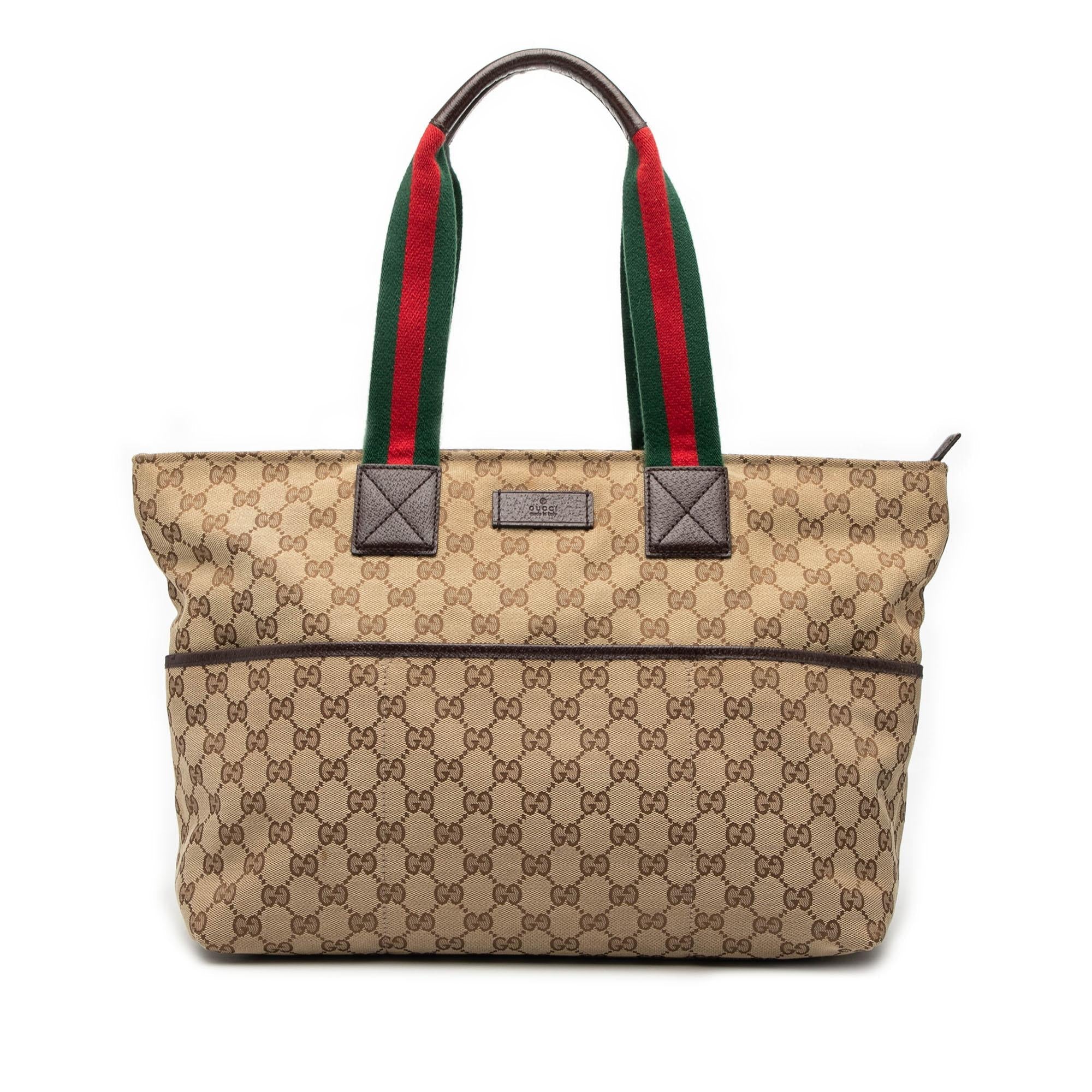 Gucci GG Canvas Web Tote