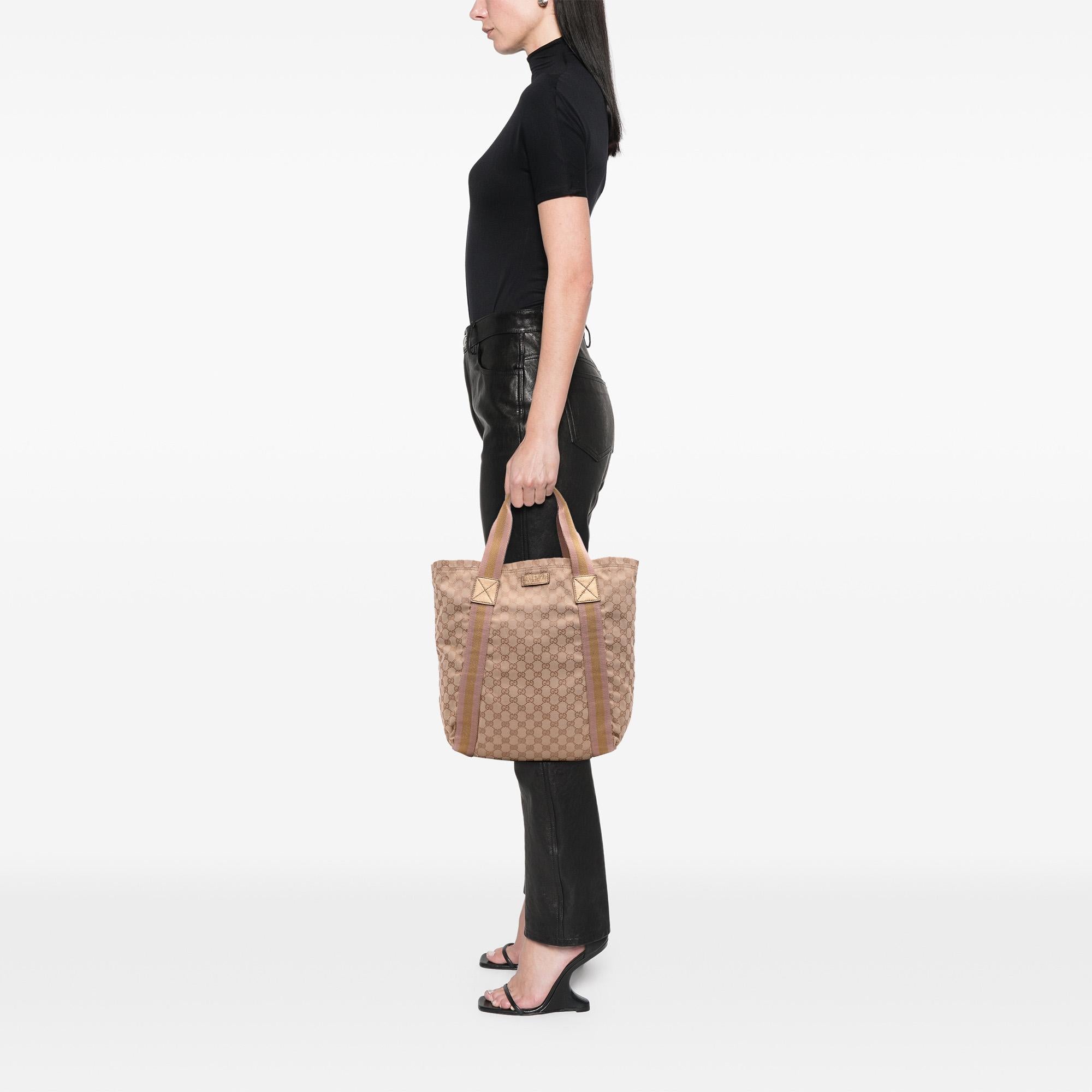 Gucci GG Canvas Web Tote