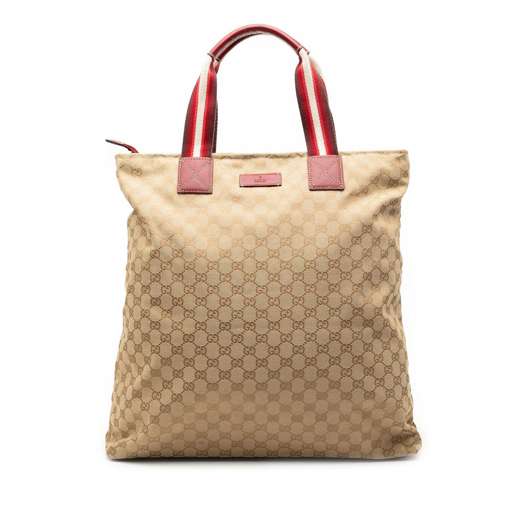 Gucci GG Canvas Web Tote