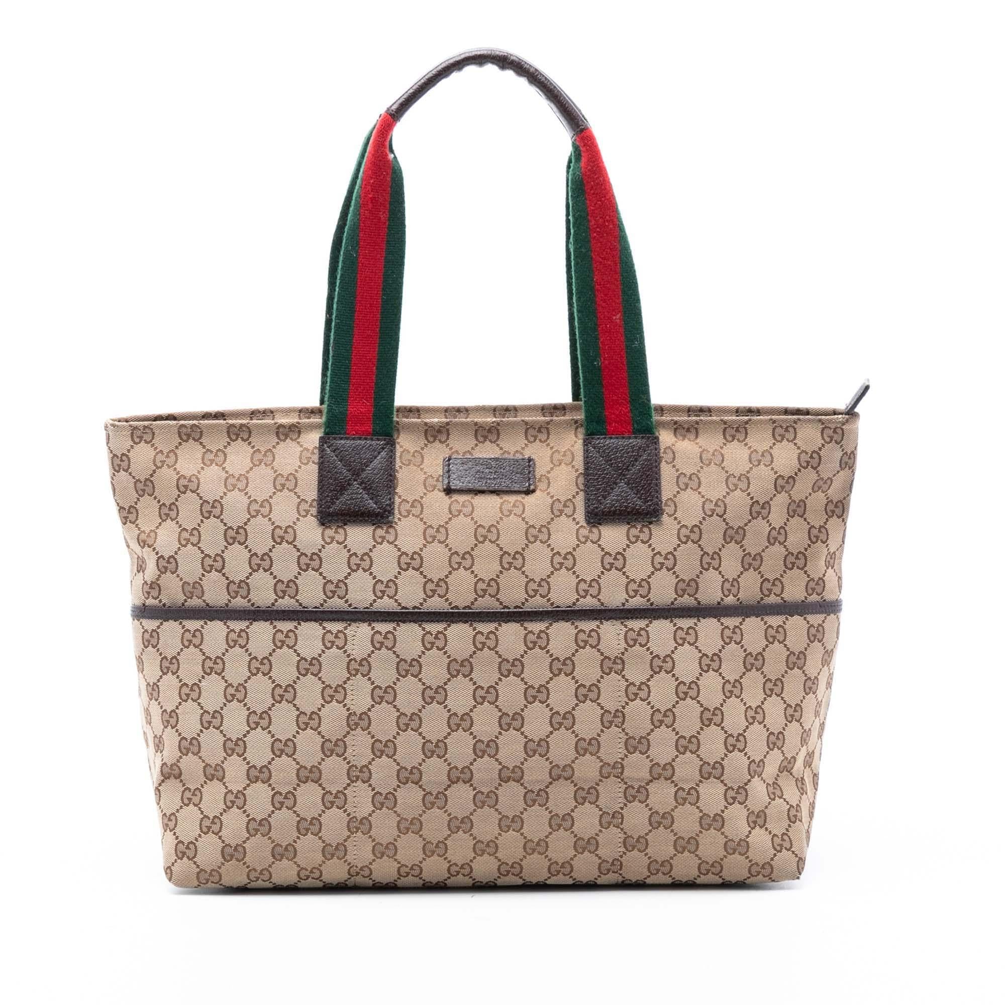 Gucci GG Canvas Web Tote