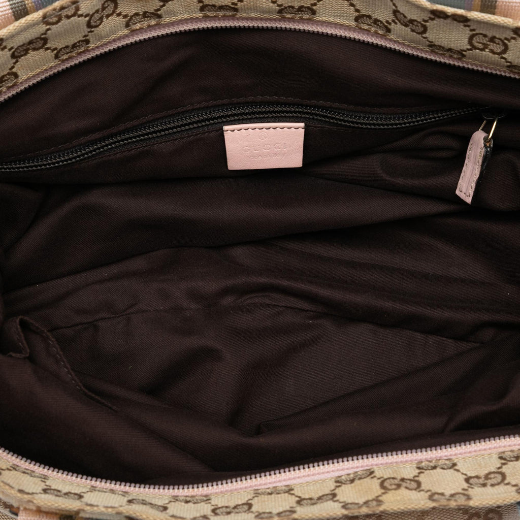 Gucci GG Canvas Web Tote
