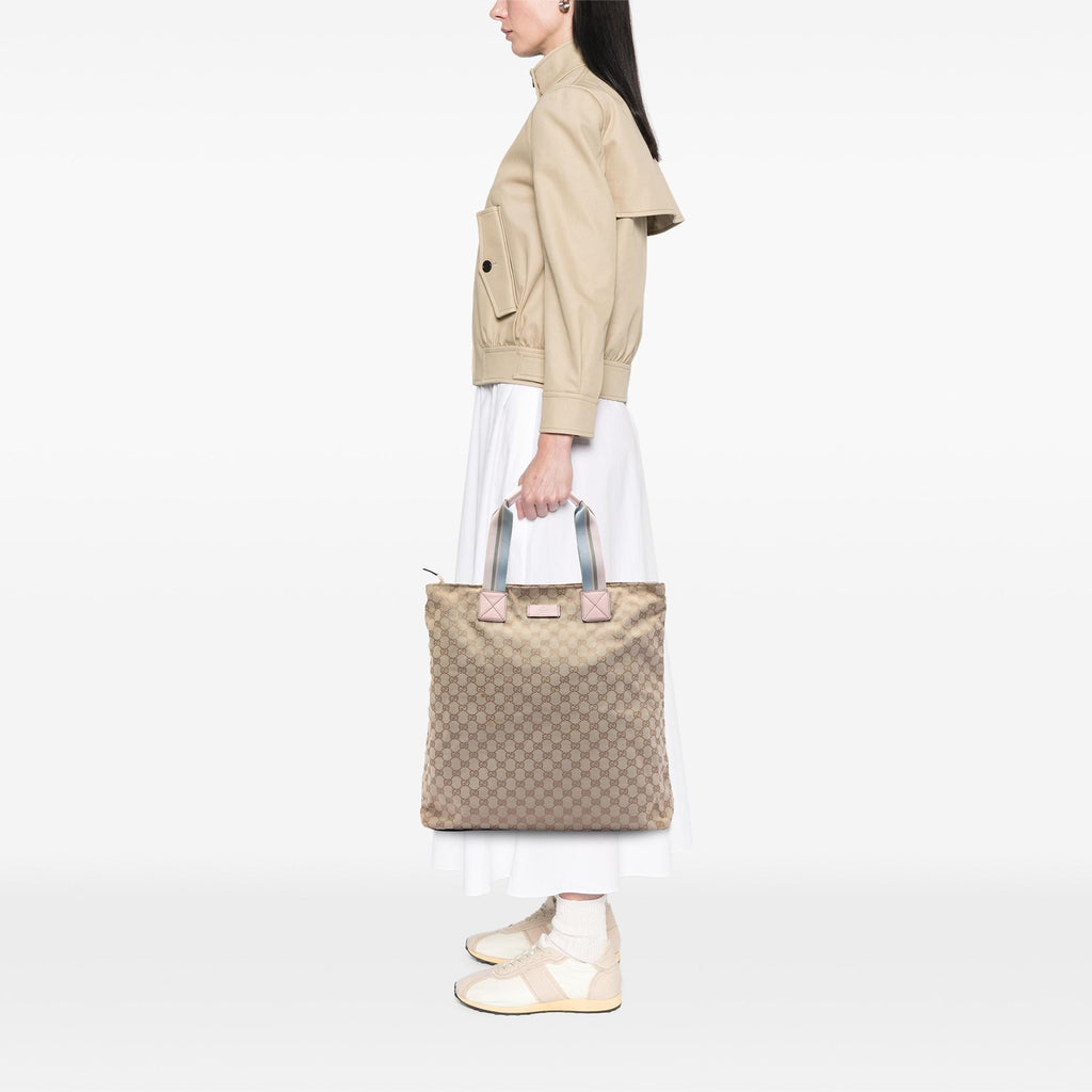 Gucci GG Canvas Web Tote