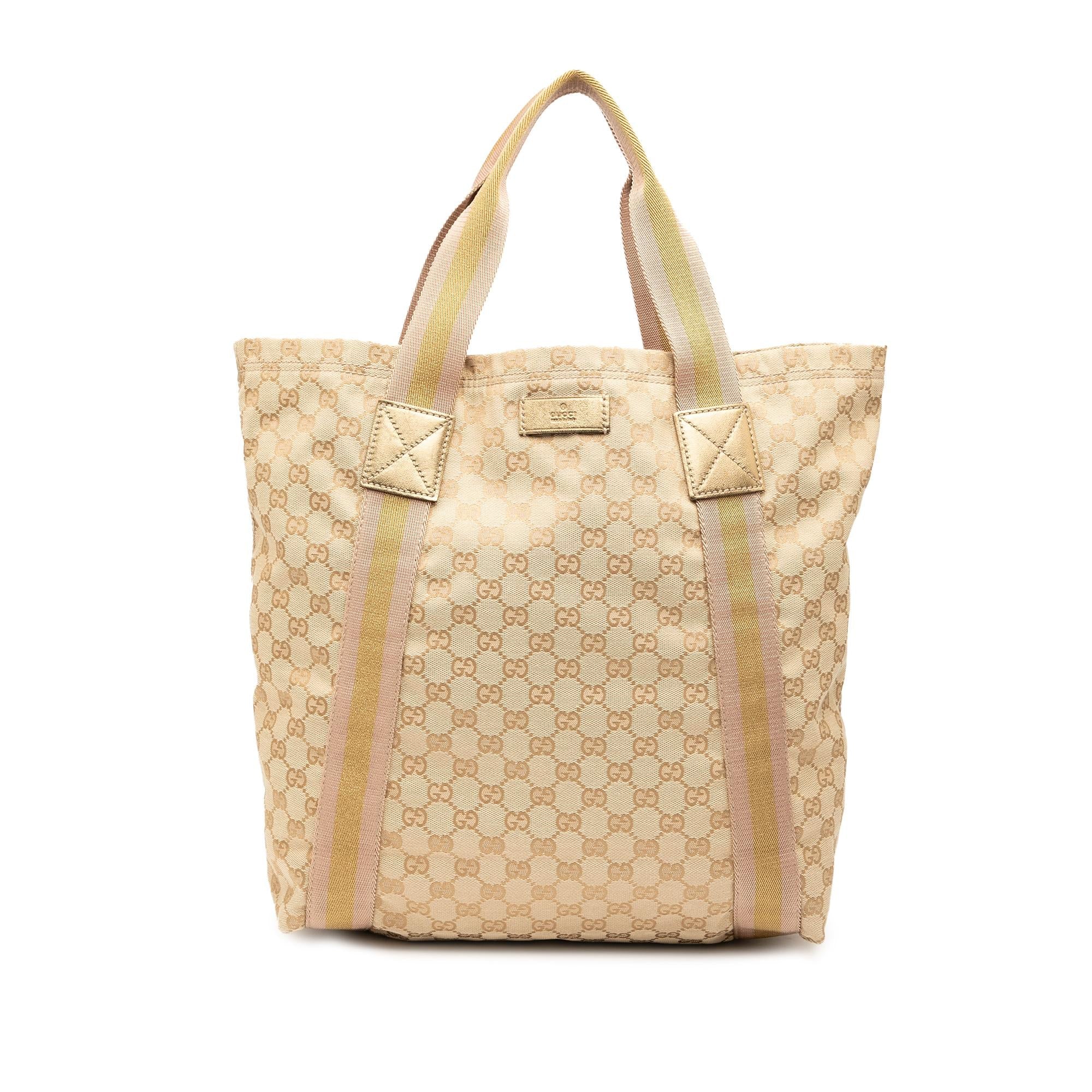 Gucci GG Canvas Web Tote