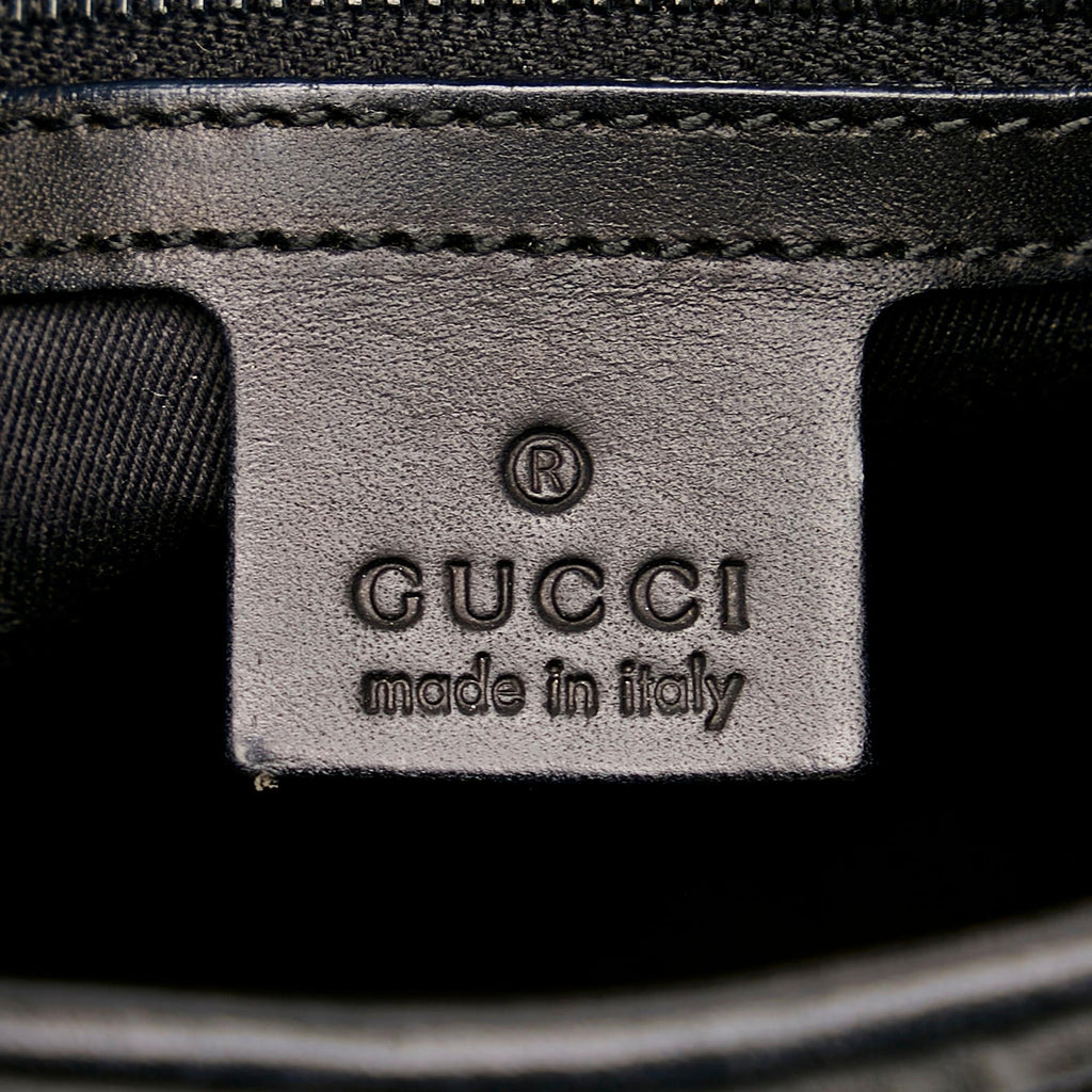 Gucci GG Canvas Wooden Accent Hobo (SHG-35943)