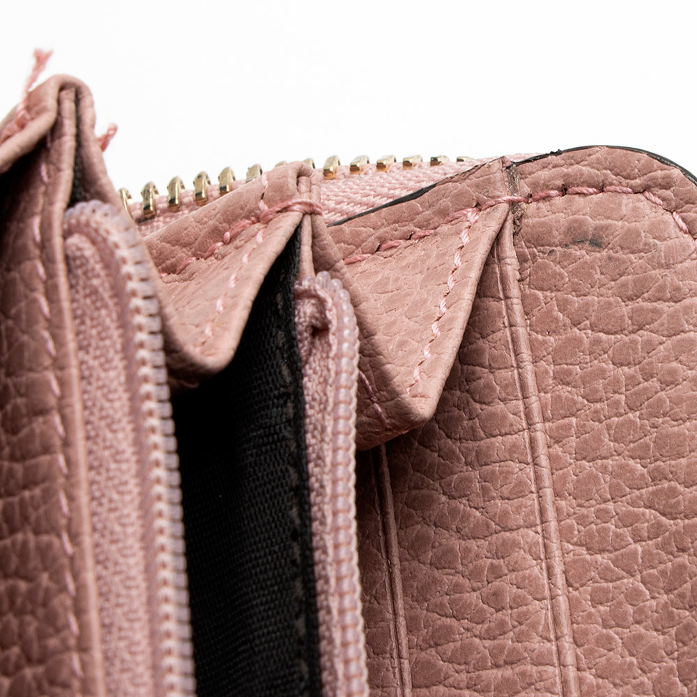 Gucci Gucci Canvas Zip Around Wallet (SHF-18686)