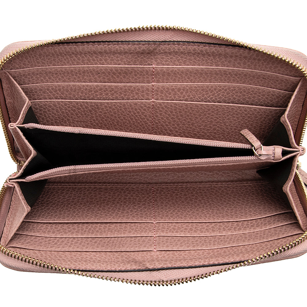 Gucci Gucci Canvas Zip Around Wallet (SHF-18686)