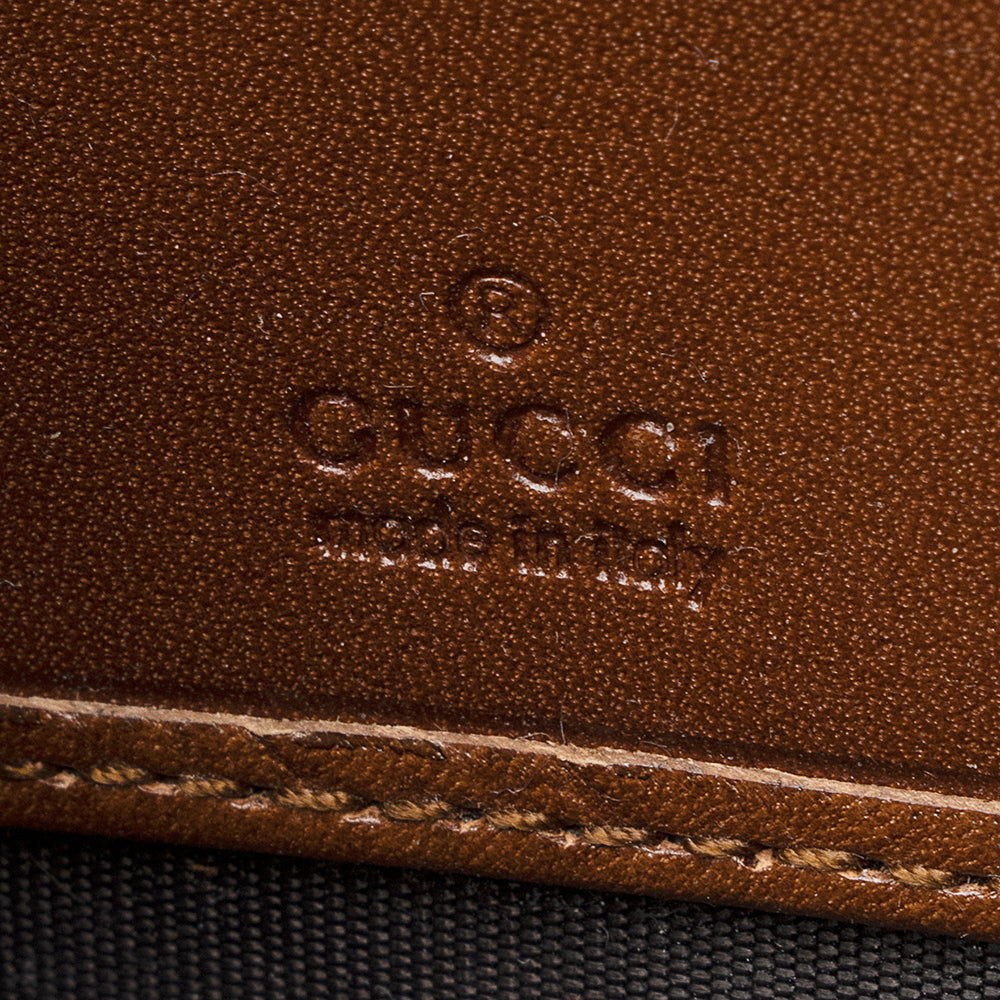 Gucci Gucci Canvas Zip Around Wallet (SHF-21220)