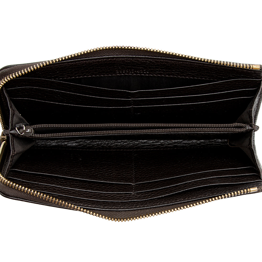 Gucci Gucci Canvas Zip Around Wallet (SHF-21327)