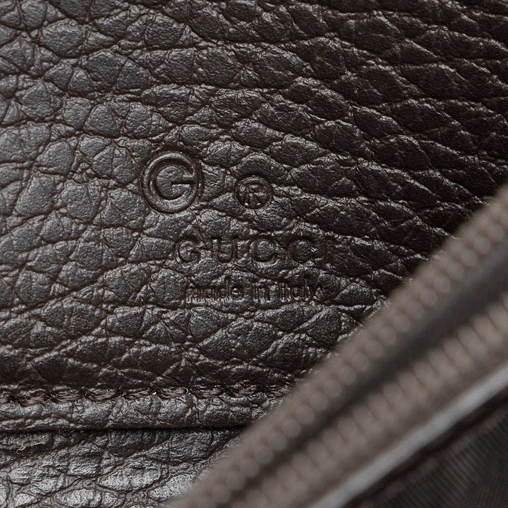 Gucci Gucci Canvas Zip Around Wallet (SHF-21327)