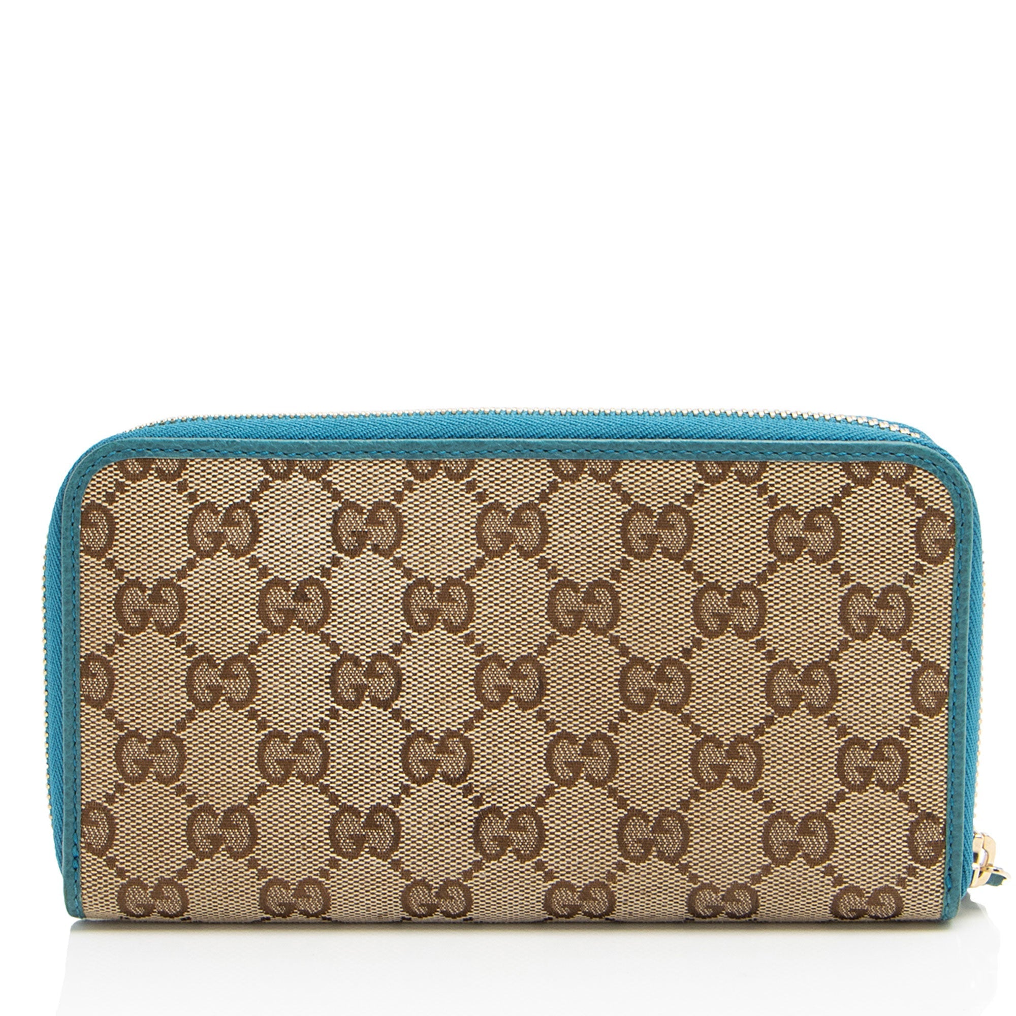 Gucci GG Canvas Zip Around Wallet