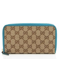 Gucci GG Canvas Zip Around Wallet