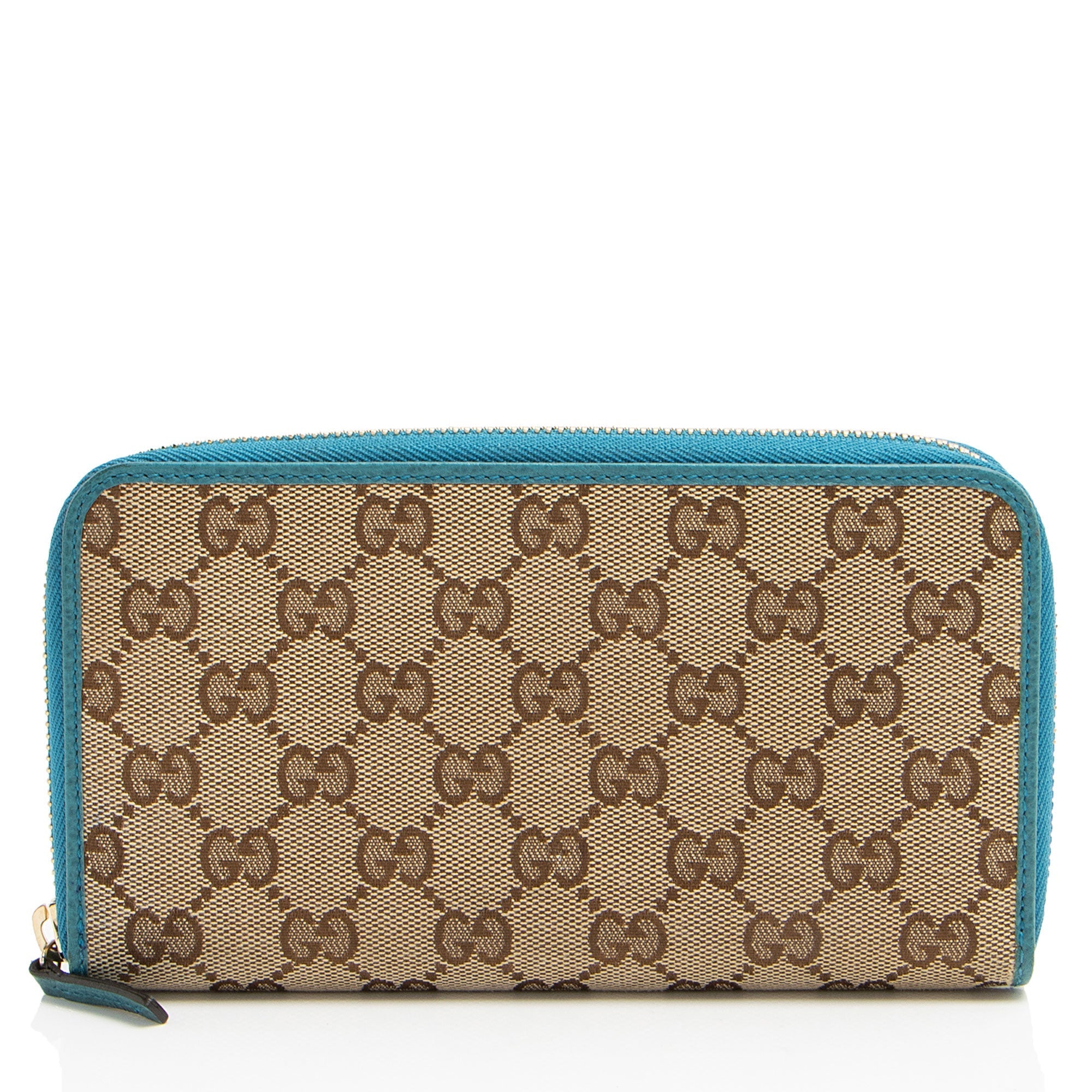 Gucci GG Canvas Zip Around Wallet